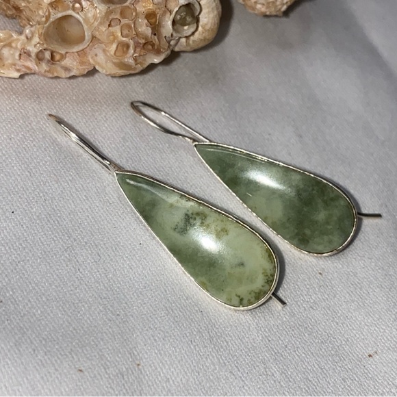 *Sale Ocean Jasper Handcrafted unique earrings - Picture 2 of 6